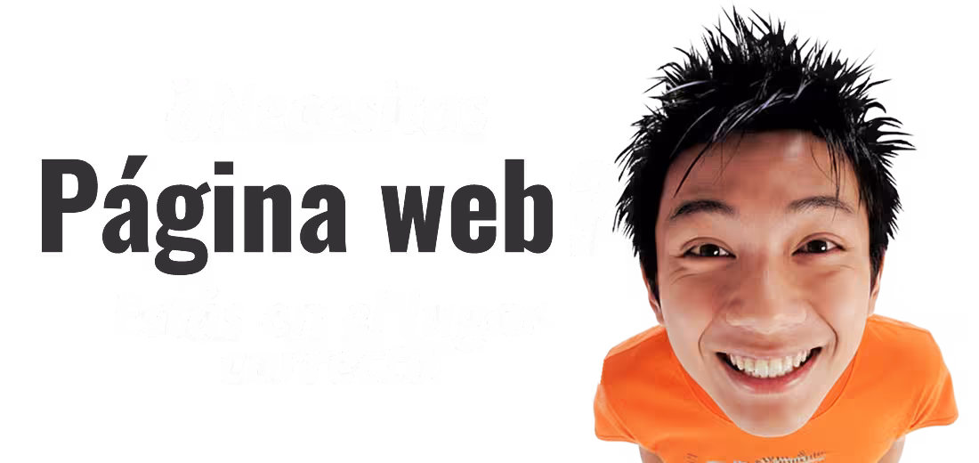 ¿Necesitas página web? Estas en el lugar correcto